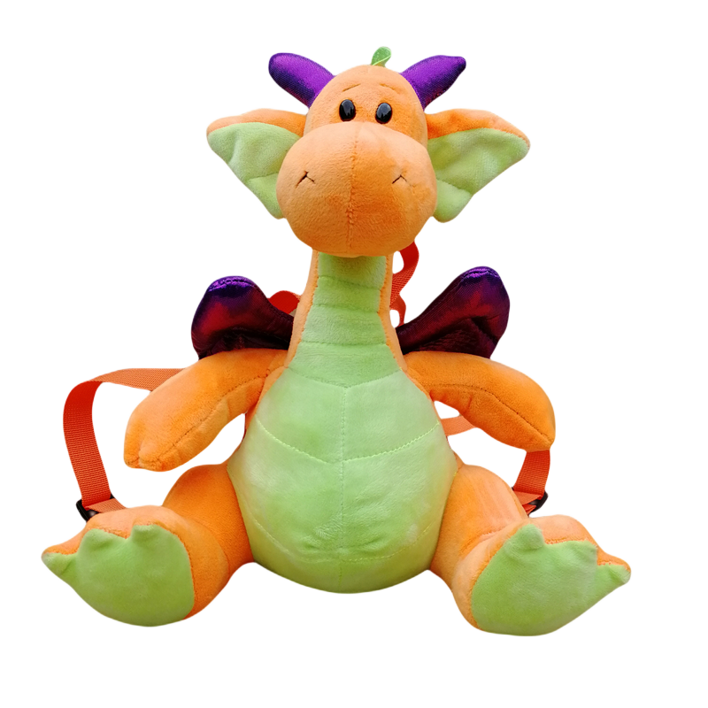 2024 new year candy backpack dragon plush backpack kids gifts toddler backpack Custom Dragon Doll Chinese Dragon Doll