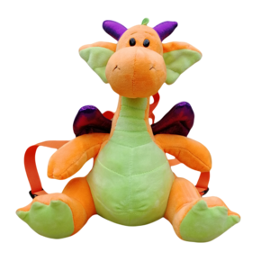 2024 new year candy backpack dragon plush backpack kids gifts toddler backpack Custom Dragon Doll Chinese Dragon Doll