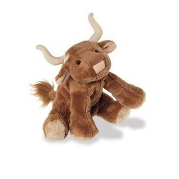 Factory direct sale custom brown stuffed plush toy bull