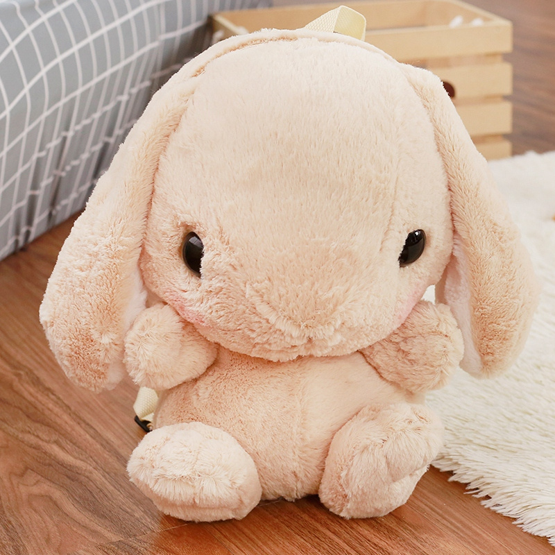 Cute Stuffed Plush Bunny Rabbit Backpack For Kids Gifts