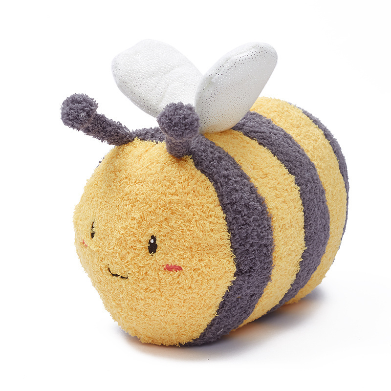 Custom Logo Personalized Soft Plushies Doll Gift Baby Kid Child Mascot Anime Insect Plush Toys Stuffed Animals Bee