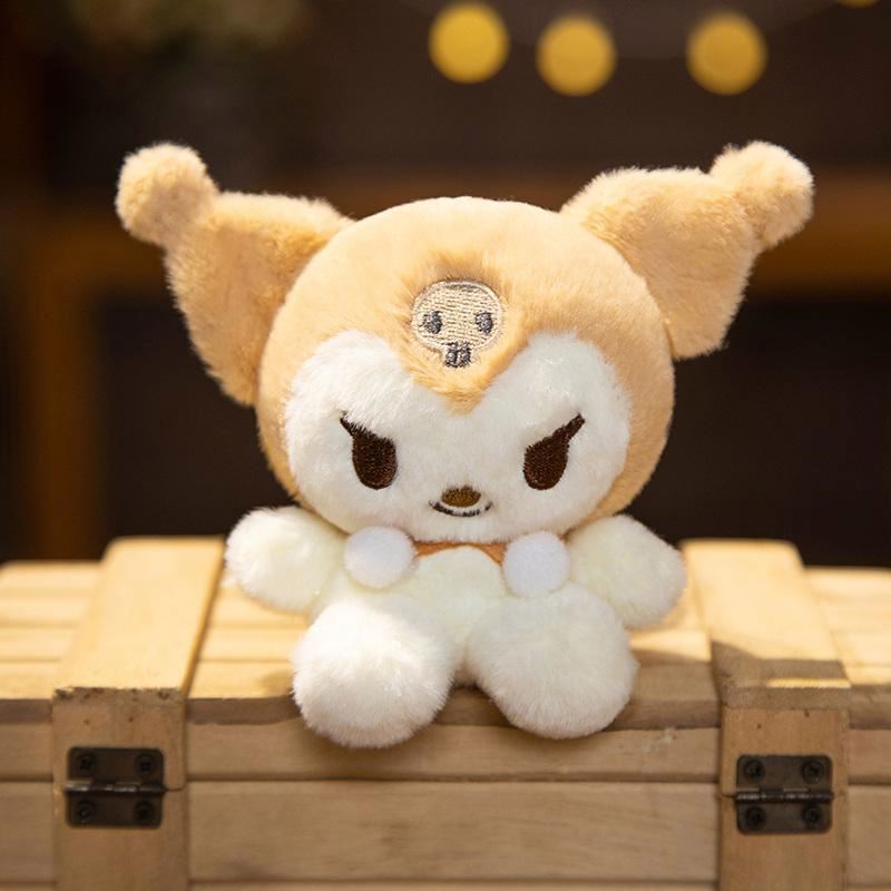 2023 Sanrio Japan Figure Stuffed Plush Toys Kuromi Plush My Melody Mini Kawaii Sanrio Kitten Plush Keychain Wholesale