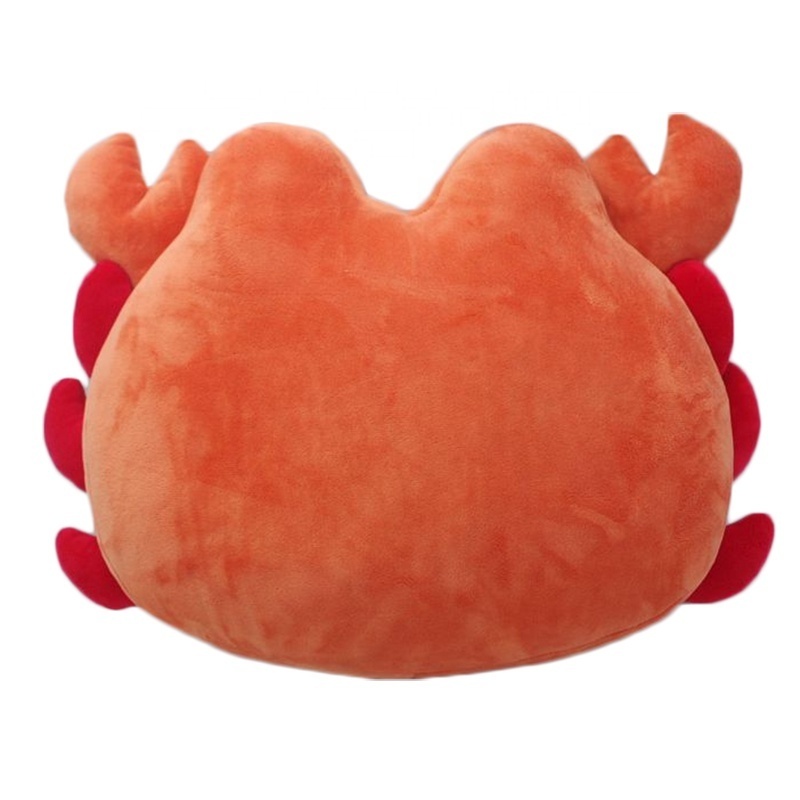 Customized size red stuffed animal soft plush crab toys Soft Hand Washable Stuffed Plush Crab