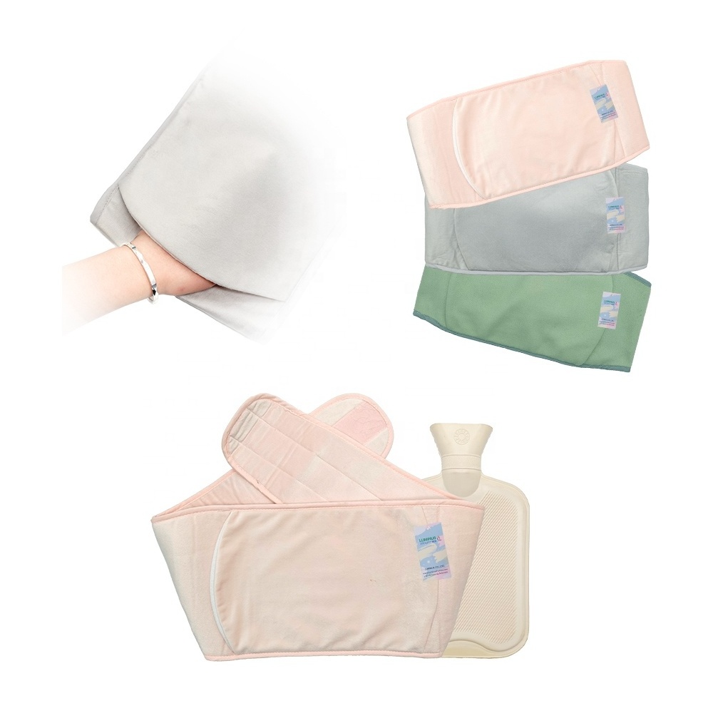 OEM Factory Wearable Hot Water Bottle with Belt Cover for Pain Relief Hot Water Bag