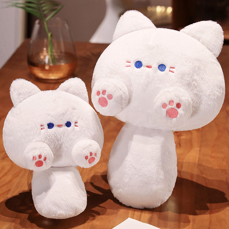 OEM/ ODM custom animals cartoon designed Long tail cat plush stuffed toys for children