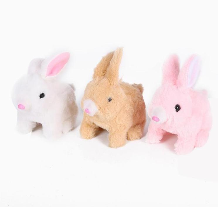 stuffed animal Easter Bunny plush talking anime plush toy music Easter talking toys for easter decoration