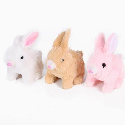 stuffed animal Easter Bunny plush talking anime plush toy music Easter talking toys for easter decoration