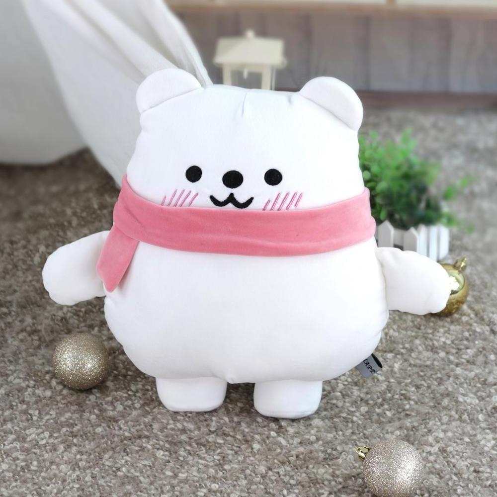 E-packet Shipping 30cm Kawaii Polar Bear Plush for Girlfriend Stuffed Animal with Scarf Plush Polar Bear Teddy