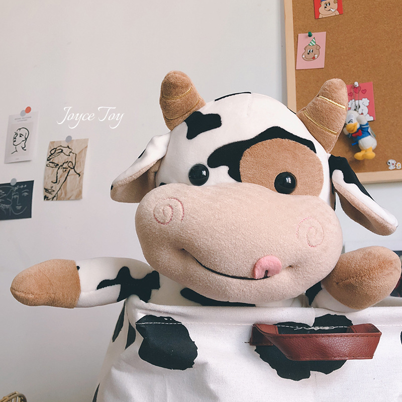 New 2022 Toys Cute 25cm Plush Milk Cow Toy Stuffed Animal