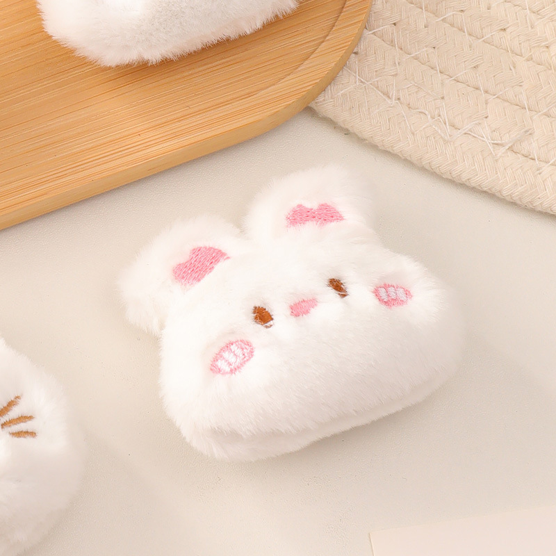 Cartoon plush brooch cute little bear frog cat rabbit bag hanging accessories stuffed & plush toy