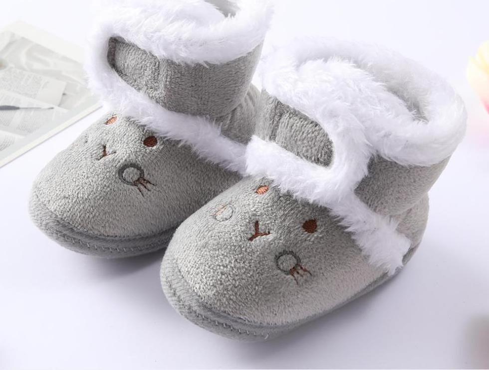 Infant Slippers Toddler Baby Boy Girl Knit Crib Shoes Cute Cartoon Anti-slip Baby Shoes Slippers