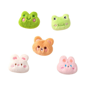 Cartoon plush brooch cute little bear frog cat rabbit bag hanging accessories stuffed & plush toy