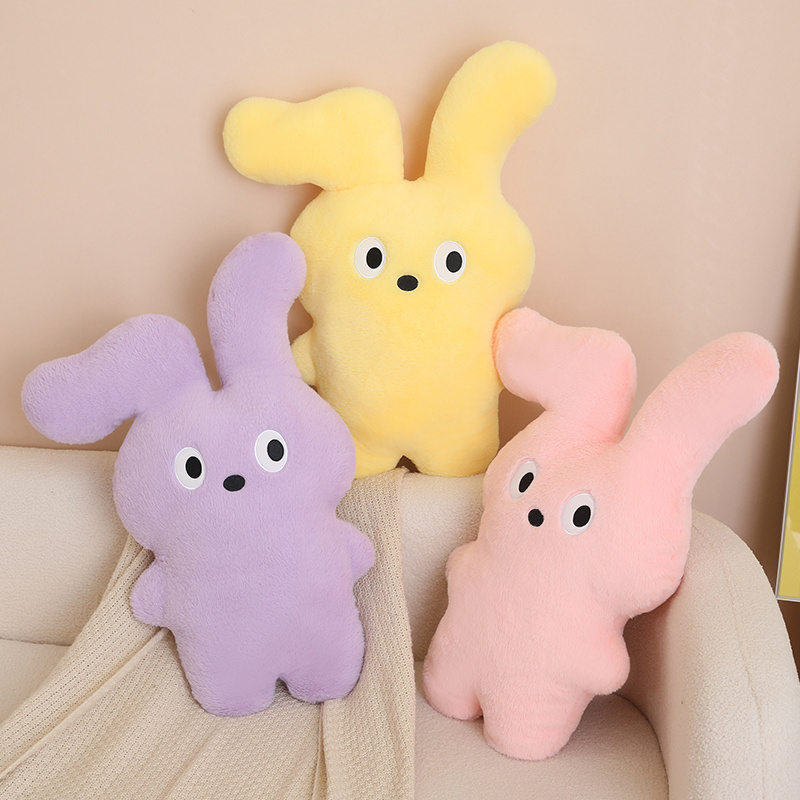 OEM ODM Custom Plushie Bunny Toy Long ear Design Soft Fabric Stuffed Animal Plush Toys