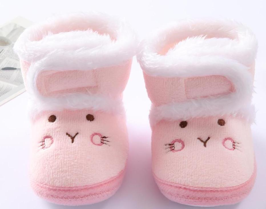 Infant Slippers Toddler Baby Boy Girl Knit Crib Shoes Cute Cartoon Anti-slip Baby Shoes Slippers