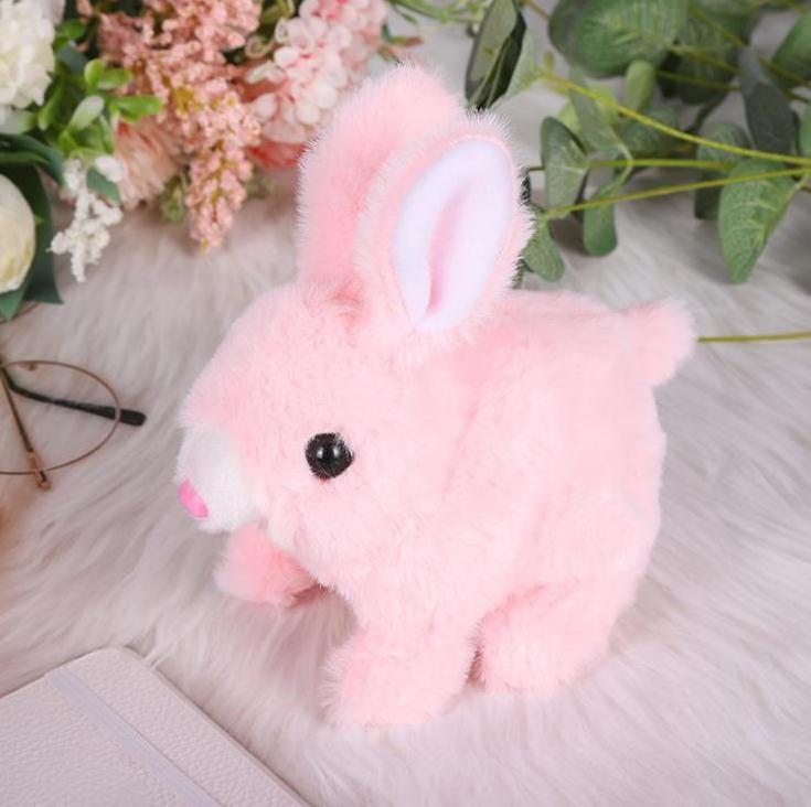 stuffed animal Easter Bunny plush talking anime plush toy music Easter talking toys for easter decoration