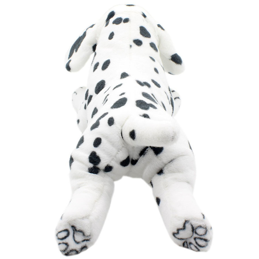 Creative Real Life Animal Dalmatian Plush Stuffed Dog Soft Dog with Dot