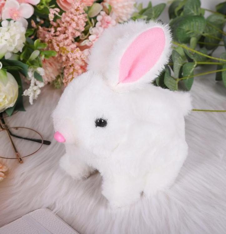 stuffed animal Easter Bunny plush talking anime plush toy music Easter talking toys for easter decoration