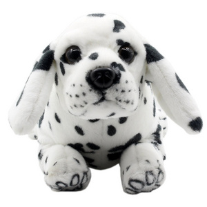 Creative Real Life Animal Dalmatian Plush Stuffed Dog Soft Dog with Dot