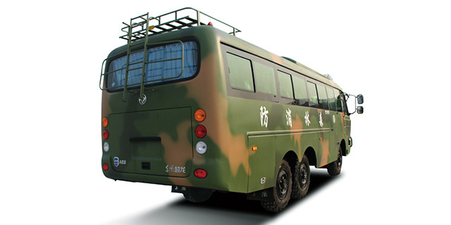 Dongfeng 24-30 seat diesel camouflage mini off-road tourist passenger bus on sale