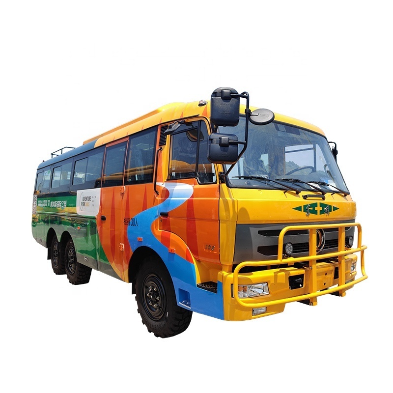 Commuter Personnel Carrier 6x6 Off Road Bus Adventure Park Used Bus 24-31 Seats Tourists Bus for Sale