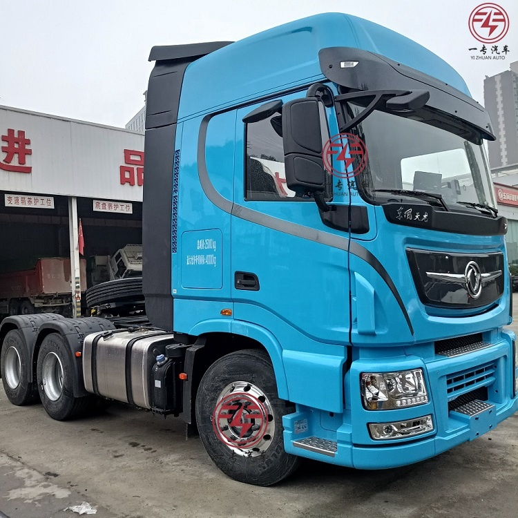 2021 Dongfeng Tianlong XL 450HP 6X4 Heavy Truck Tractor Trailer Diesel-Fueled Left-Hand Sleeper Truck Tractor Model DFH4250A4