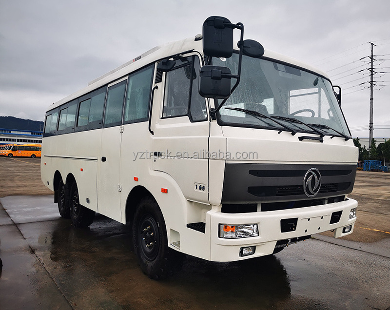 Brand New Dongfeng 190hp 30 Seater Multifunctional 6x6 Off Road Bus for Sale