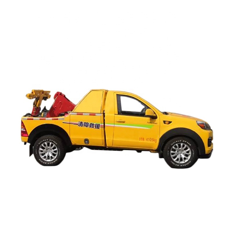 Multifunctional China 4 Wheel LHD 150HP Diesel Engine Pickup Wrecker Tow Truck For Sale