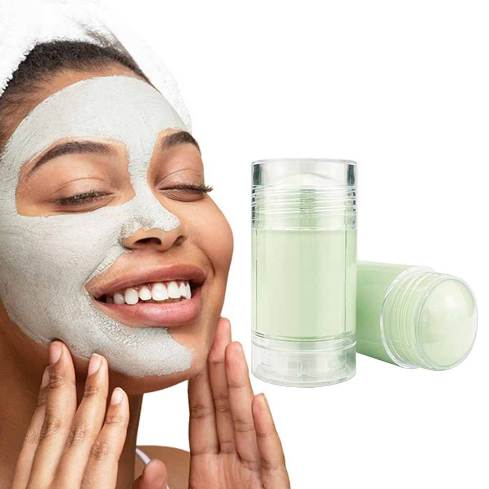 Face Skin Care Cleansing Mask Purifying Clay Cream Face Mud Private Label Organic Green Tea Mask Stick