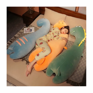 Custom plush toys stuffed animal toys baby children soft bed sleeping plush dinosaur pillow