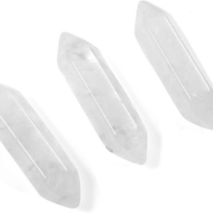 Mini White Transparent Obelisk Quartz Healing Aura Crystal Crystal Tower Wand Point Bulk