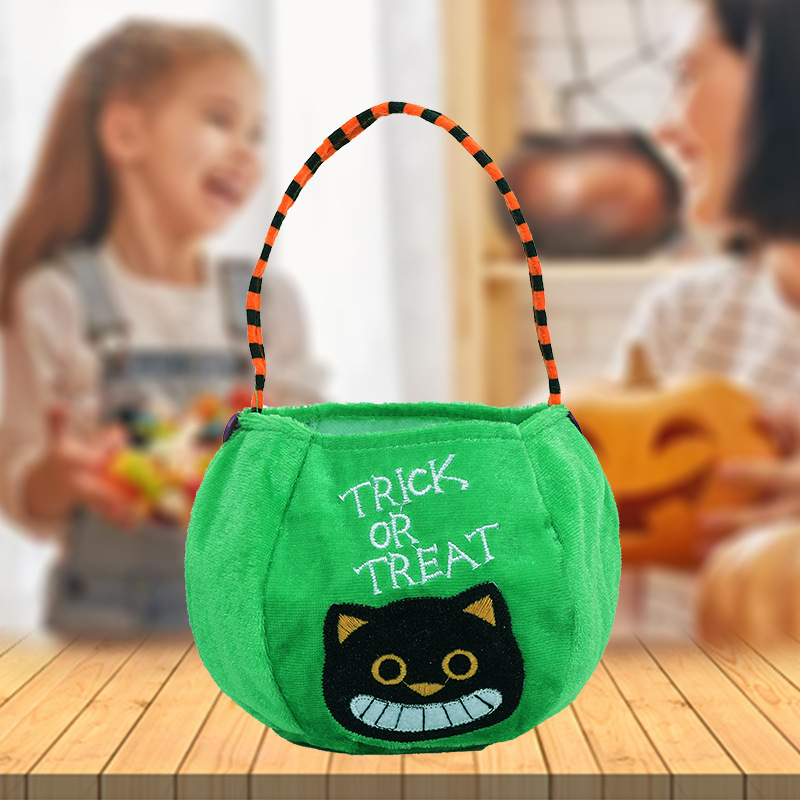 Halloween decorations witch pumpkin tote bag children's holiday candy bag party party dress up props