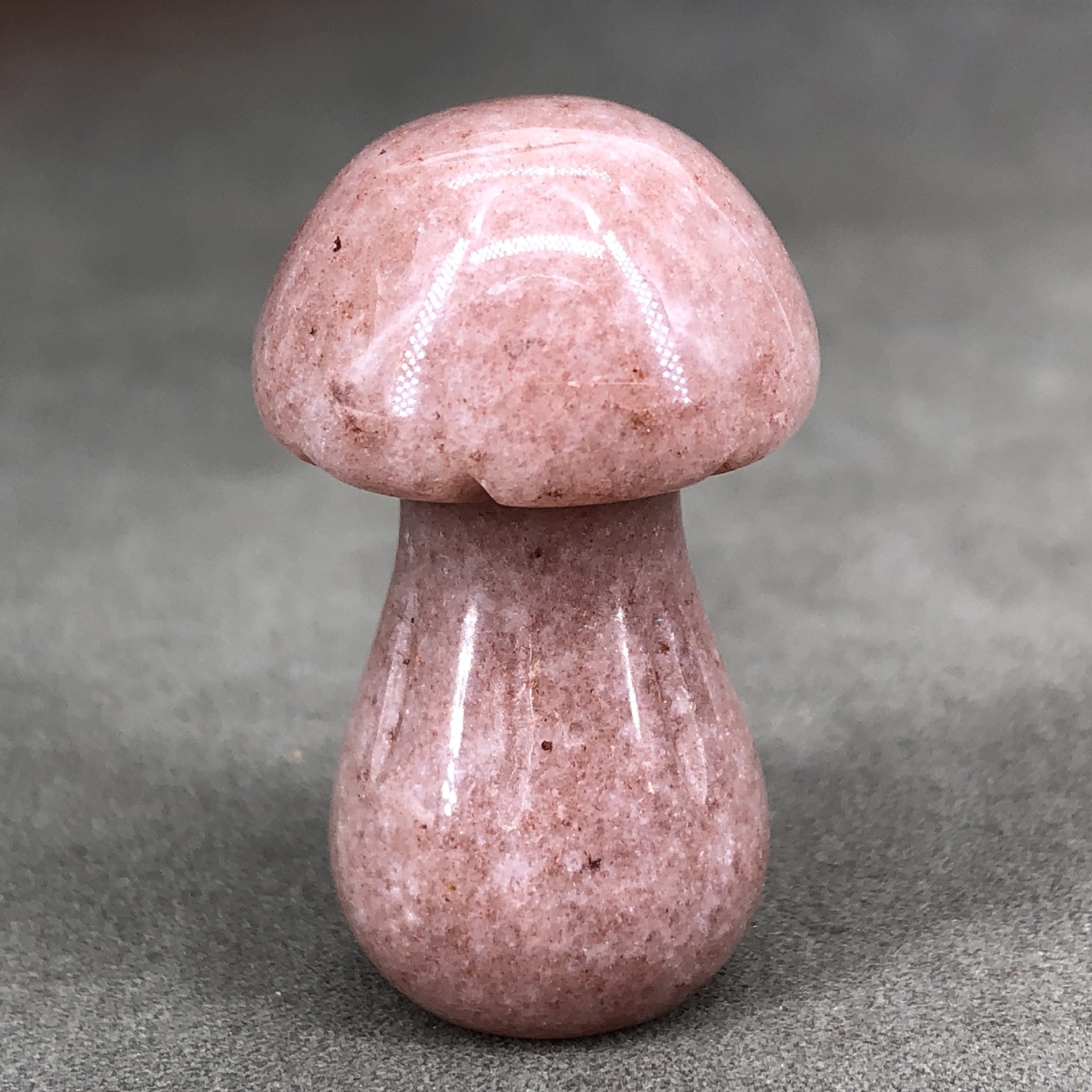 New Arrivals Big Mushroom Natural Hand Carving High Polished Healing Crystals Deodorant Stones Crafts Jewelry