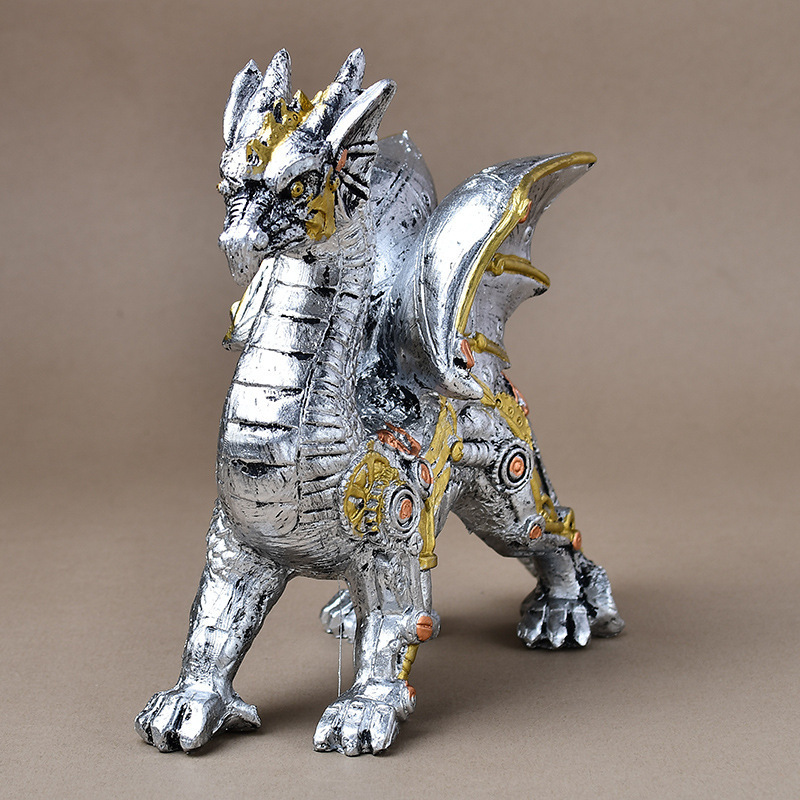 Custom Traditional Resin Crafts Chinese Dragon Animal Sculpture Home Decoration