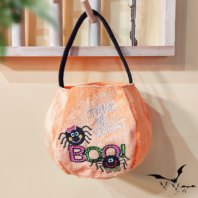 Halloween decorations witch pumpkin tote bag children's holiday candy bag party party dress up props