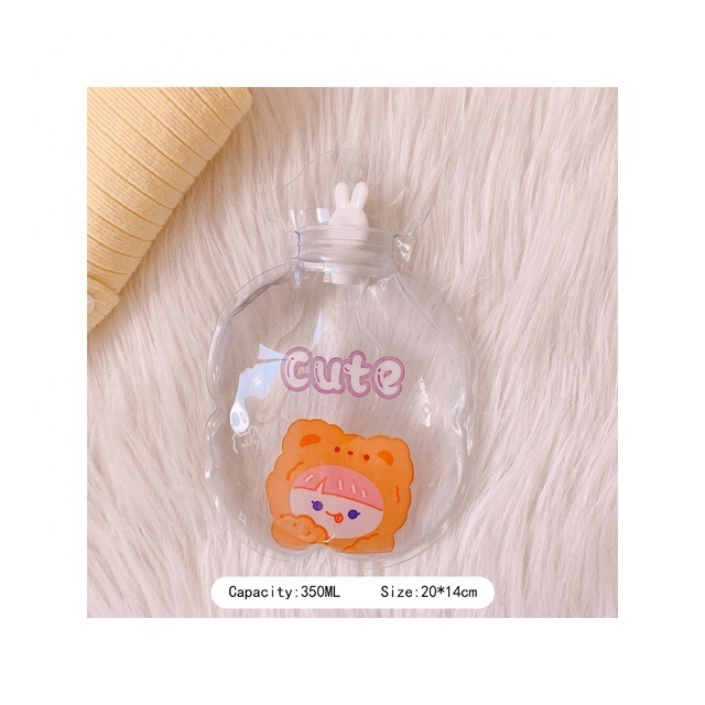 Hot water bottle cheap with cute cartoon mini portable hot cold pack for cramps