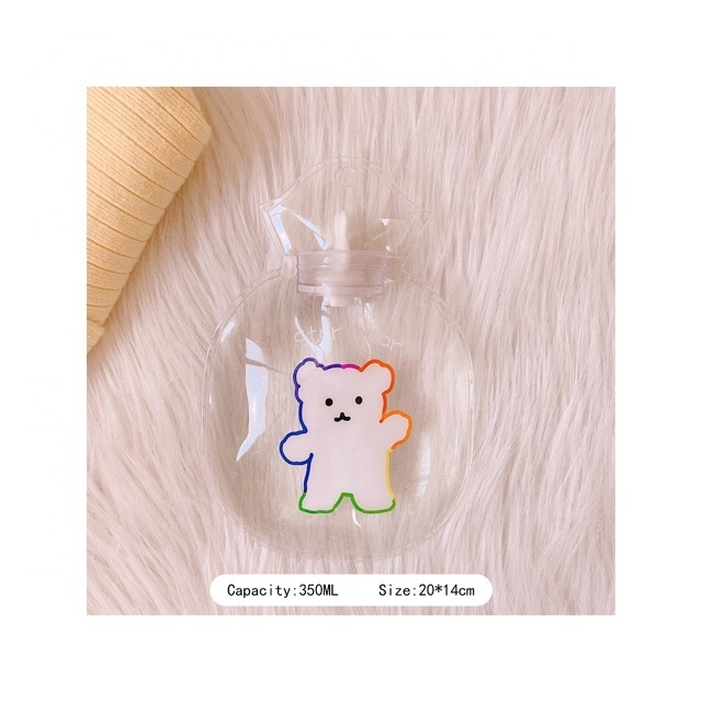 Hot water bottle cheap with cute cartoon mini portable hot cold pack for cramps