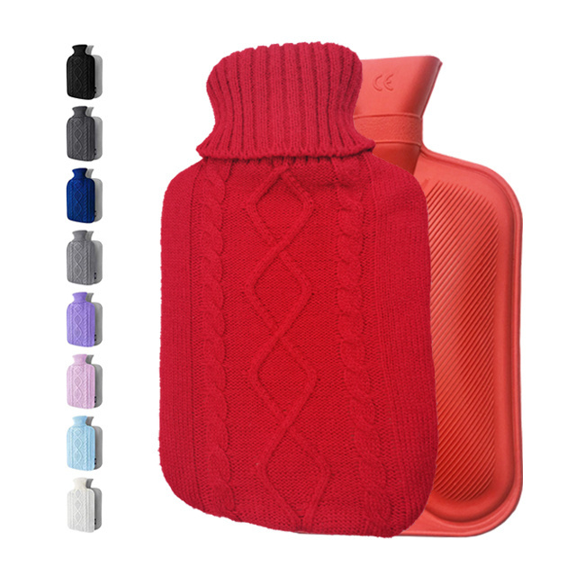 2021 hot selling ruber hot water bag hot water bottle ready to ship