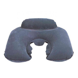 Travel sets / U shape inflatable travel pillow / coral fleece eye mask socks