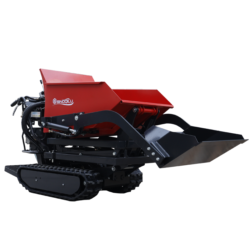 Chinese Factory Dumper Compact Engine Transporter Construction Diesel Dumper Crawler Wheelbarrow Mini Dumper For Sale