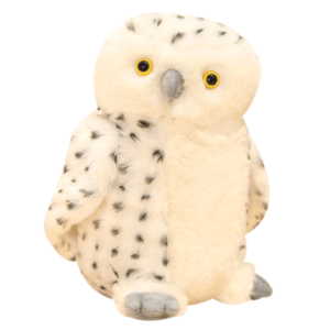 Creative bird stuffed white simulation plush owl plush toys cute owl soft toy kawaii owl stuffed toy