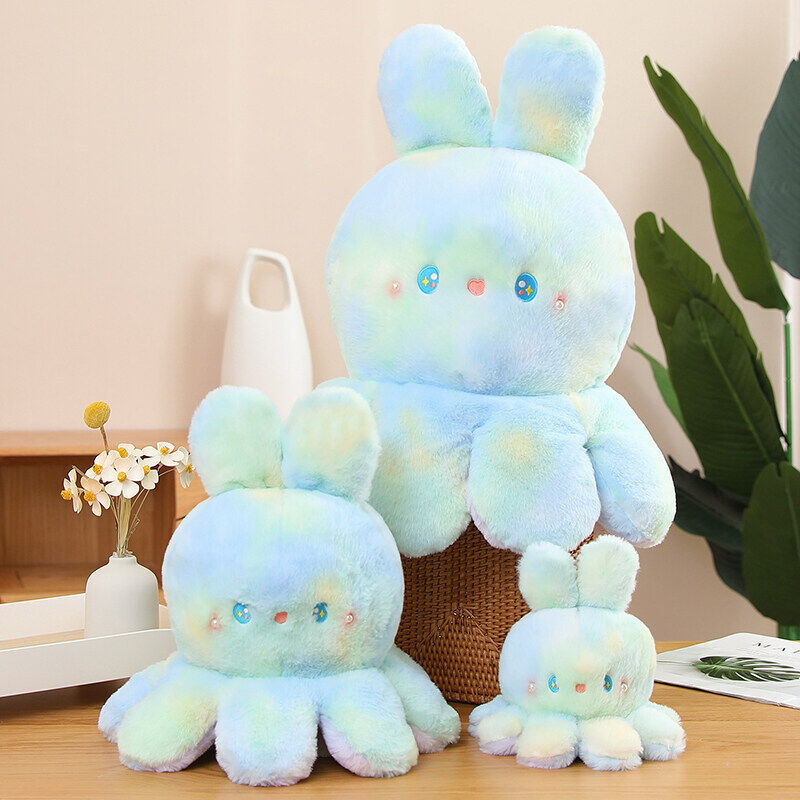 new flip octopus rabbit cute reversible octopus plush rabbit cute christmas reversible octopus