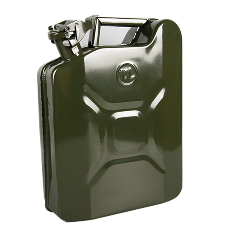 Popular Mini Portable 5L 10L 20L American Type Stainless Steel Petrol Oil Jerry Can Metal Cans