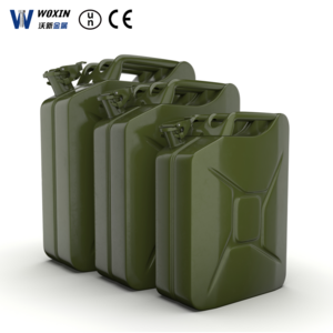 Popular Mini Portable 5L 10L 20L American Type Stainless Steel Petrol Oil Jerry Can Metal Cans