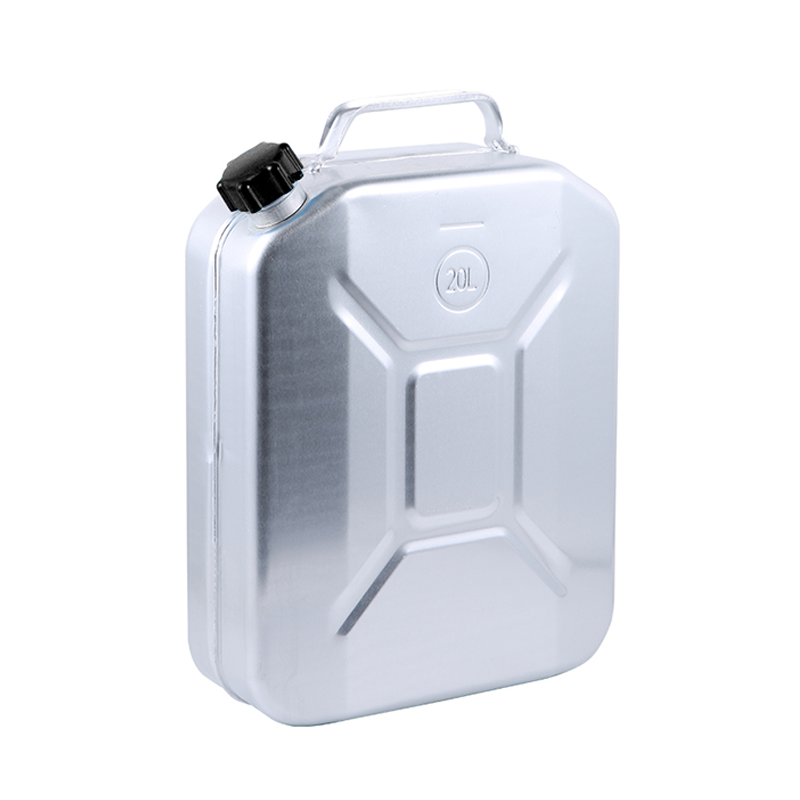 Aluminum Gasoline Fuel Tank Petrol Jerrycan 10 liter 5 Gallon Gal Oil Jerry Can