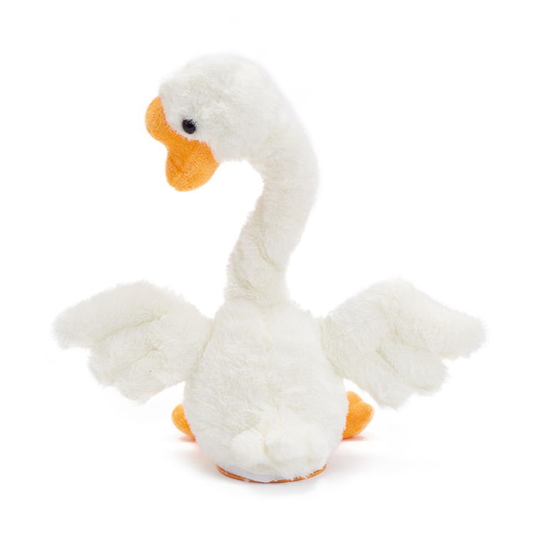 Rechargeable USB Funny Talk-Back Electronic Shake Dancing Goose Plush Toys