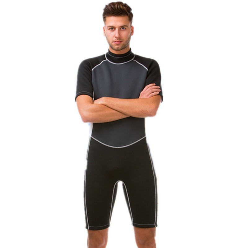 2021 popular 3mm free dive short neoprene smooth skin wetsuit coat for men women neoprene wetsuit