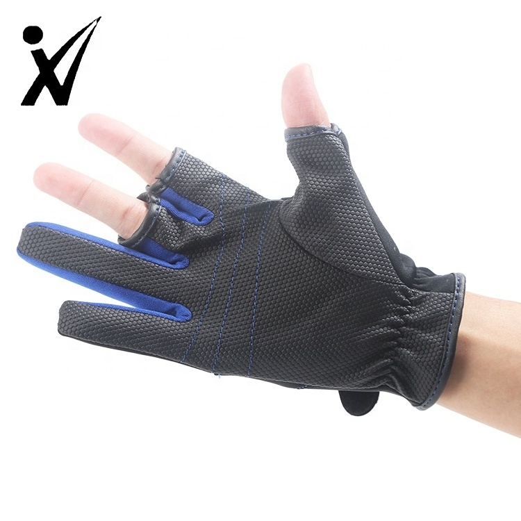 Custom Mountain Bike Half Finger Outdoor Sports Riding Protective half finger cycling gloves