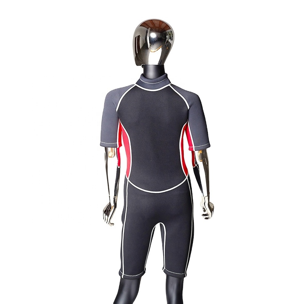 2021 popular 3mm free dive short neoprene smooth skin wetsuit coat for men women neoprene wetsuit