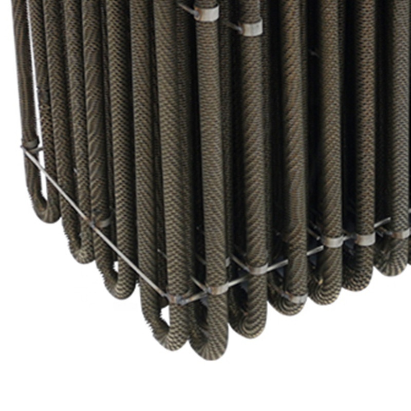 Factory Directly sale Industrial Finned Tubular Duct Heaters for air/C2H4/CH4