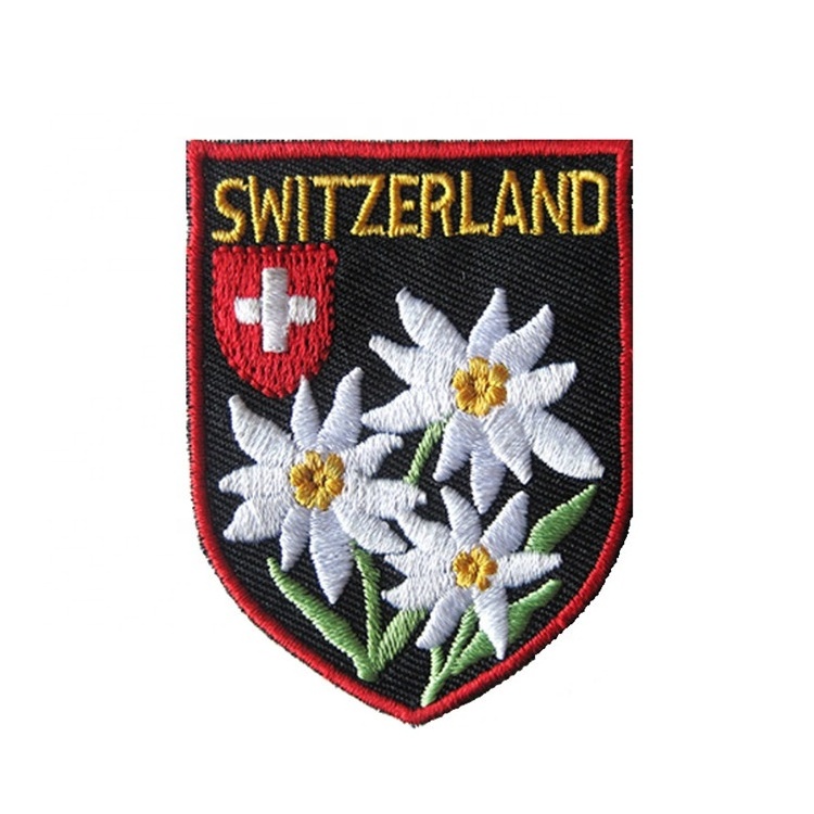 Best Selling High Quality Security Patches And Badges Hand Embroidered Badge Rank Badge Embroidered Tags For Clothes Label